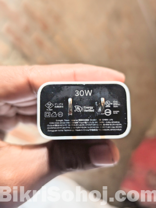 Pixel original charge and cable